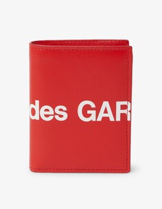 Огромный кошелек с логотипом Comme des Garçons, красный