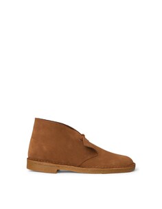 Замшевые ботинки дезерты Clarks, цвет Cola Suede