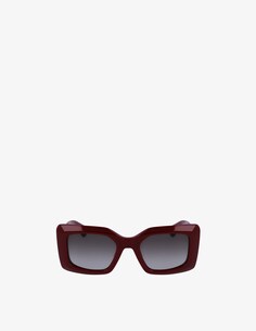 Солнцезащитные очки LNV649S в квадратной оправе Lanvin, бордовый