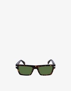 Солнцезащитные очки SF1086S в квадратной оправе Ferragamo, цвет Dark Tortoise