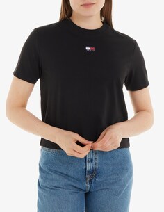 Свободная футболка Tommy Jeans, черный