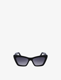 Солнцезащитные очки SF1081SE в квадратной оправе Ferragamo, черный