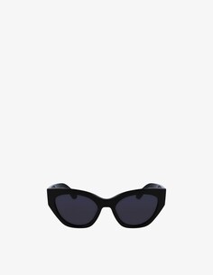 Солнцезащитные очки кошачий глаз SF1107S Ferragamo, черный