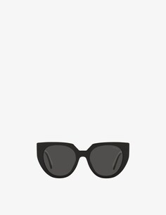 Солнцезащитные очки кошачий глаз PR 14WS Prada, черный