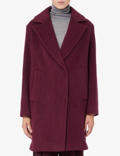 Яичное пальто с обычными рукавами Elizabeth Ascot, фиолетовый