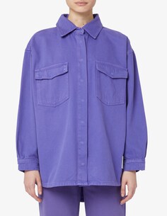 Джинсовая рубашка HINNOMINATE, фиолетовый
