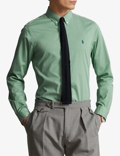 Рубашка из твила Ralph Lauren, зеленый