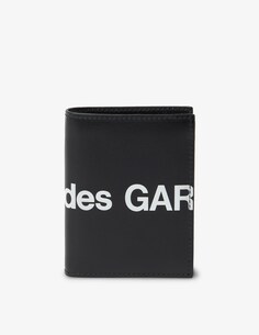 Огромный кошелек с логотипом Comme des Garçons, черный
