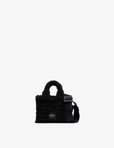 Маленькая плюшевая сумка-тоут Marc Jacobs, черный
