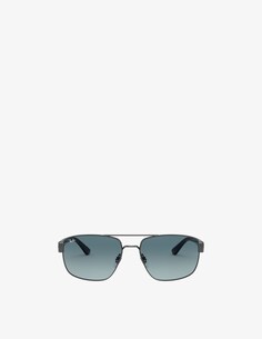 Солнцезащитные очки в квадратной оправе Ray-Ban, цвет Gunmetal