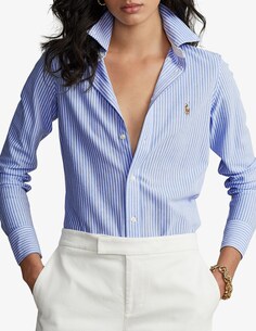 Рубашка Хайди с длинными рукавами Ralph Lauren, цвет Harbor Island Blue,White