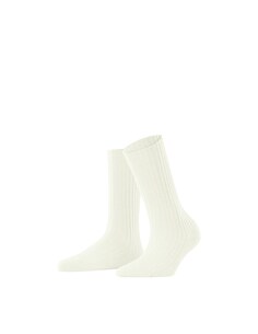 Уютные шерстяные носки-сапожки Falke, белый