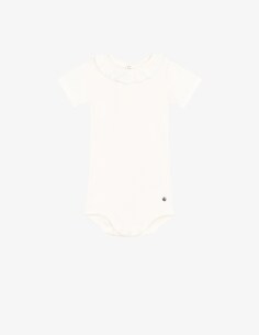 Хлопковая футболка Petit Bateau, белый