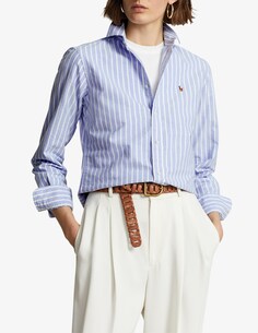 Рубашка с длинным рукавом Ralph Lauren, светло-синий
