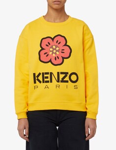 Толстовка с логотипом Kenzo, желтый