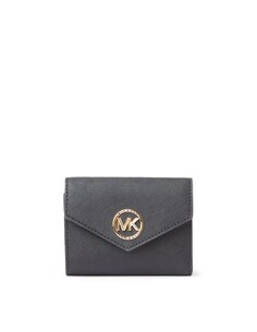 Кошелек Greenwich M тройного сложения Michael Michael Kors, цвет Black/Gold