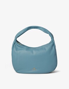 Объемная сумка-хобо Zoe Cuoieria Fiorentina, светло-синий