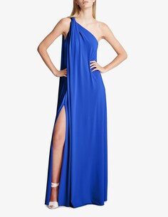 Платье Andra из эластичного джерси HALSTON, синий