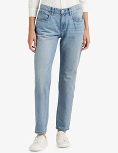 Свободные прямые джинсы с зауженной лодыжкой Lauren Ralph Lauren, синий