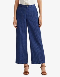 Укороченные брюки Sendon на плоской подошве Lauren Ralph Lauren, синий