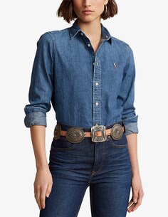Джинсовая рубашка Ralph Lauren, синий