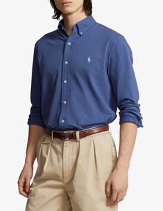 Полулегкая рубашка Ralph Lauren, синий