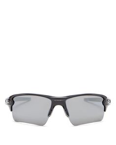 Поляризованные квадратные солнцезащитные очки Flak 2.0 XL, 59 мм Oakley, цвет Black