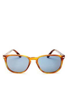 Квадратные солнцезащитные очки, 55 мм Persol, цвет Brown