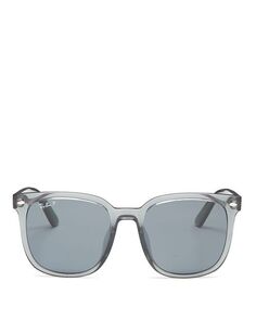 Поляризованные квадратные солнцезащитные очки, 56 мм Ray-Ban, цвет Gray