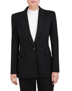 Тканый пиджак BCBGMAXAZRIA, цвет Black