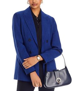 Двубортный пиджак T Tahari, цвет Blue