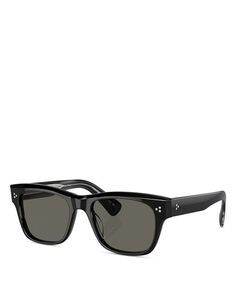 V5524SU Солнцезащитные очки Birell с подушкой, 52 мм Oliver Peoples, цвет Black