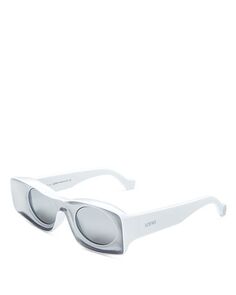 Прямоугольные солнцезащитные очки Paula&apos;s Ibiza, 49 мм Loewe, цвет Silver