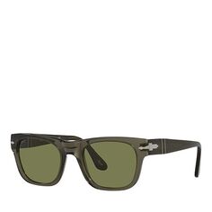 Квадратные солнцезащитные очки, 52 мм Persol, цвет Gray