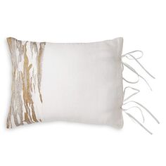 Коллекция Seduction с прозрачной вышивкой и усилителем; Декоративная подушка из бисера, 16 x 20 дюймов Donna Karan, цвет Ivory/Cream Dkny