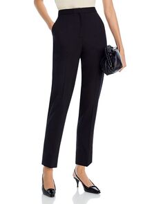 Индивидуальные брюки с высокой талией Jason Wu Collection, цвет Black