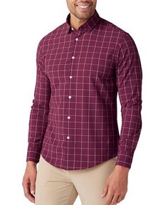 Классическая рубашка с подветренной стороны без защипов Mizzen+Main, цвет Red