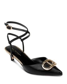 Женские туфли-лодочки на каблуке-кошке с острым носком Paige Dee Ocleppo, цвет Black
