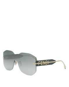 Солнцезащитные очки Fendigraphy с геометрическим узором, 145 мм Fendi, цвет Multi