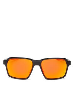 Квадратные солнцезащитные очки, 58 мм Oakley, цвет Black