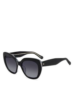 Солнцезащитные очки Winslet «кошачий глаз», 55 мм kate spade new york, цвет Black