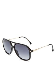 Солнцезащитные очки-авиаторы Safilo, 58 мм Carrera, цвет Black