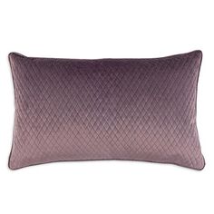 Стеганая бархатная декоративная подушка Valentina, 18 x 36 дюймов Lili Alessandra, цвет Purple