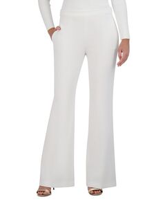 Тканые брюки BCBGMAXAZRIA, цвет White