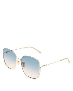 Круглые солнцезащитные очки Elsa, 59 мм Chloe, цвет Gold