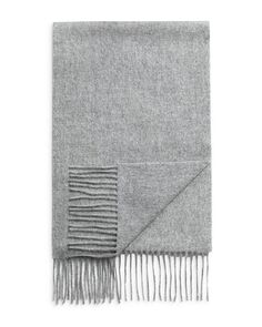 Однотонный кашемировый шарф большого размера The Men&apos;s Store at Bloomingdale&apos;s, цвет Gray