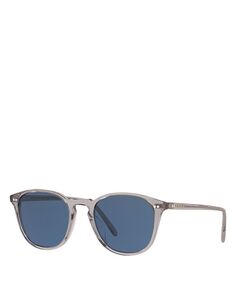 Квадратные солнцезащитные очки Forman LA, 51 мм Oliver Peoples, цвет Black