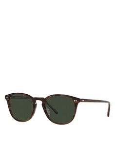 Солнцезащитные очки Forman LA, 51 мм Oliver Peoples, цвет Brown