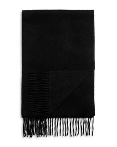 Однотонный кашемировый шарф большого размера The Men&apos;s Store at Bloomingdale&apos;s, цвет Black