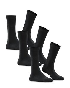 Семейные экологически чистые хлопковые носки, набор из 3 шт. Falke, цвет Black
